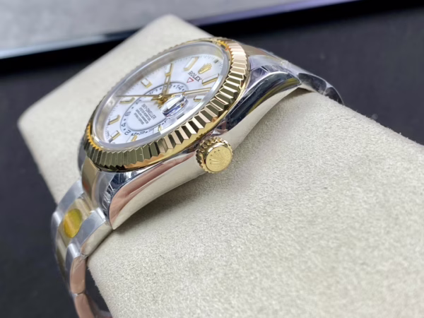 Rolex Sky Dweller 42mm White Dial Stick Markers m336933 0005 Men's Watch - 图片 9