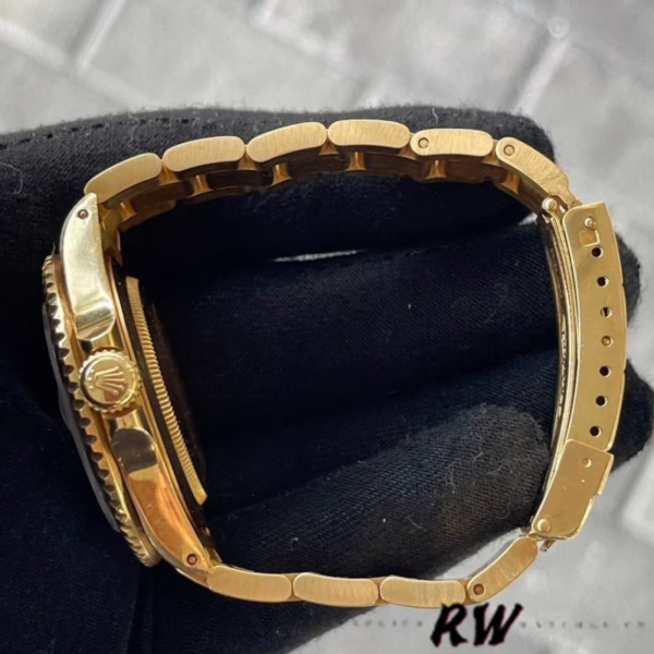 Rolex Submariner 16618 Yellow Gold Champagne Dial 40mm Mens Replica Watch - 图片 10