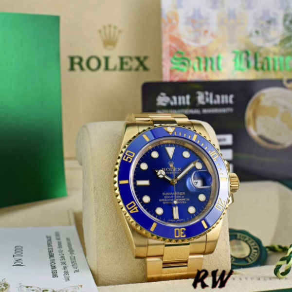Rolex Submariner Date 116618LB Blue Dial 41mm Mens Replica Watch - 图片 15