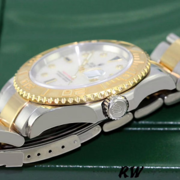 Rolex Yachtmaster 16623 Steel Yellow Gold Mother of Pearl White Dial 40MM Mens Replica Watch - 图片 5
