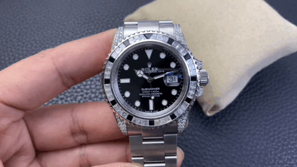 Rolex Submariner 116610 Black Dial Diamond Case 40MM Men's Watch - 图片 2