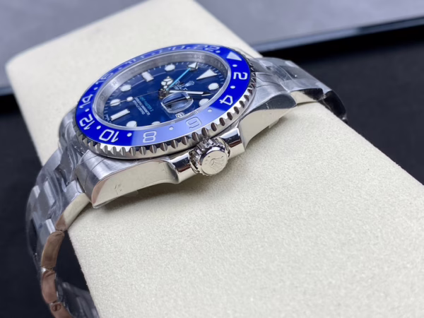 Rolex GMT Master II 126710 "Wildman" 904L SS Blue Dial on SS Oyster Bracelet - 图片 8