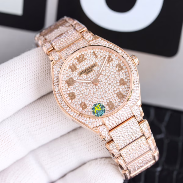 Patek Philippe Twenty~4 Automatic Haute Joaillerie Rose Gold 7300 1450R 001 - 图片 4