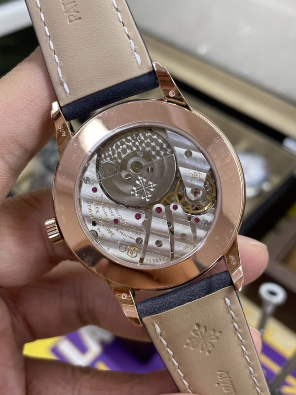 Patek Philippe Complications Rose Gold Blue 5224R 001 42mm Replica - 图片 6