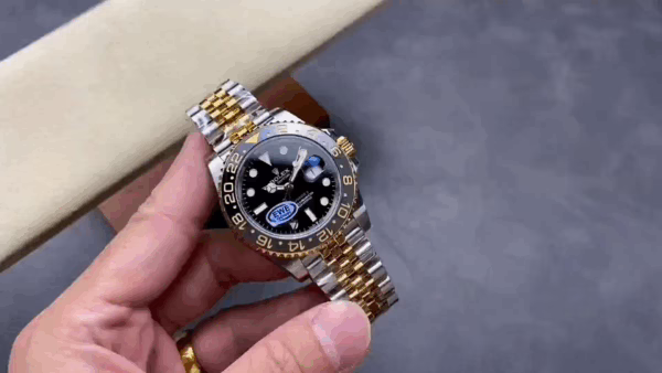 Rolex GMT Master II Black Dial Steel 18kt Yellow Gold 126713GRNR 0001 Men's Watch - 图片 5