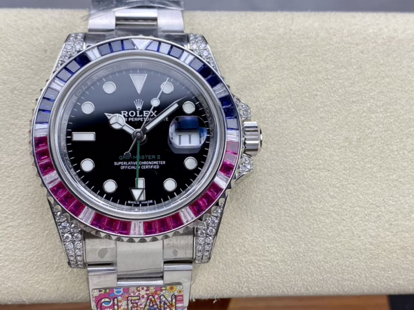 Rolex GMT Master II 116759SA Black Dial 40mm Mens Replica Watch - 图片 4