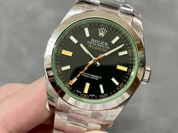 Rolex Milgauss 116400GV Stainless Steel Black Dial 40MM Mens Replica Watch - 图片 3