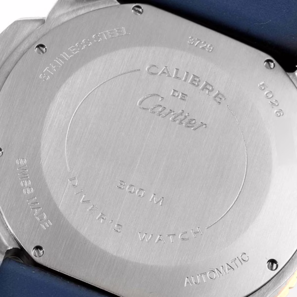 CARTIER CALIBRE ROSE GOLD MIX BLUE 42mm WGCA0010 - 图片 9