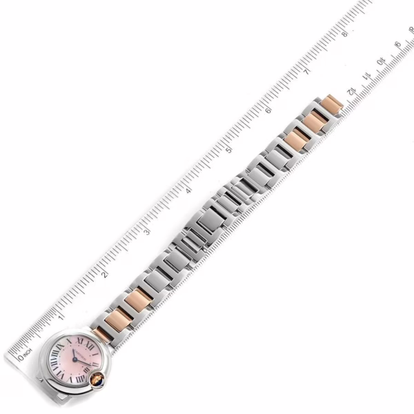 CARTIER BALLON BLEU Pink Mother of Pearl Dial 28mm - 图片 8
