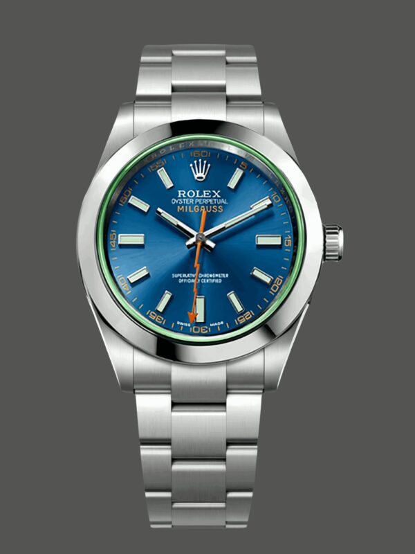 Rolex Milgauss 116400GV Stainless Steel Z-blue Dial 40mm Mens Replica Watch