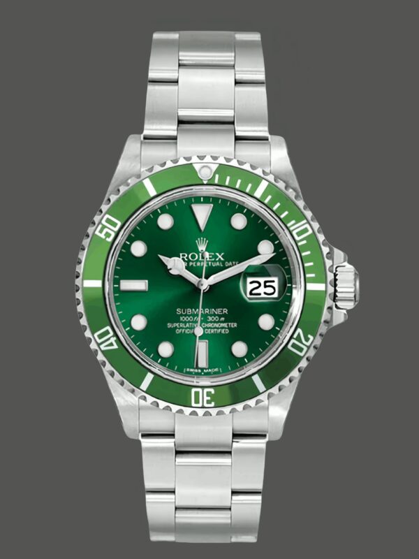 Rolex Submariner 16610 Stainless Steel Refinished Green Dial 40mm Mens Replica Watch