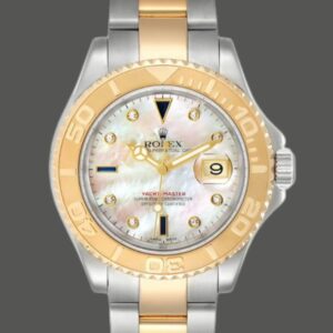 Rolex Yachtmaster 16623 Steel Yellow Gold Mother of Pearl White Dial 40MM Mens Replica Watch