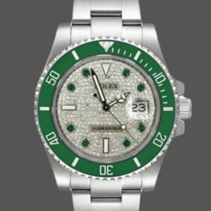 Rolex Submariner 116610 Diamond Paved Dial Automatic 40mm Mens Replica Watch