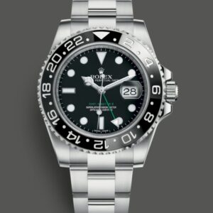 Rolex GMT-Master II 116710LN Black Dial Stainless steel case 40mm Mens Replica Watch