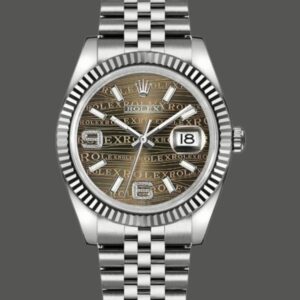 Rolex Datejust 116234 Stainless Steel Case Bronze Dial 36mm Unisex Replica Watch
