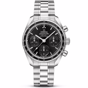 OMEGA Speedmaster 38mm Black Dial & Bezel Automatic Chronograph Watch