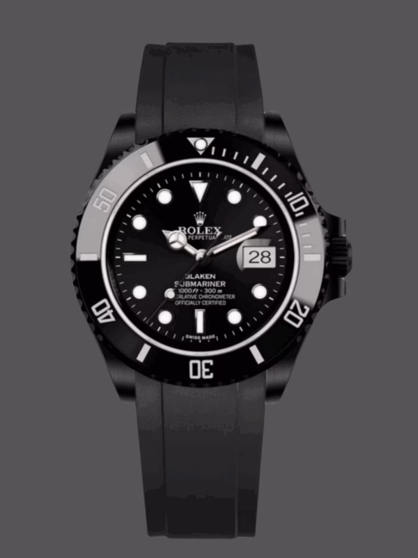 Rolex Blaken Submariner 116610 Black Dial DLC 40mm Men's Watch