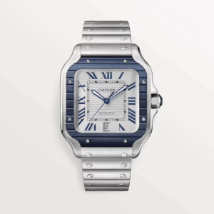 CARTIER SANTOS WSSA0047 Blue PVD Bezel 39.8mm