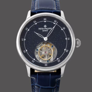 Patek Philippe Grand Complications Sky Moon Tourbillon White Gold 6102P 001 Watch 41MM