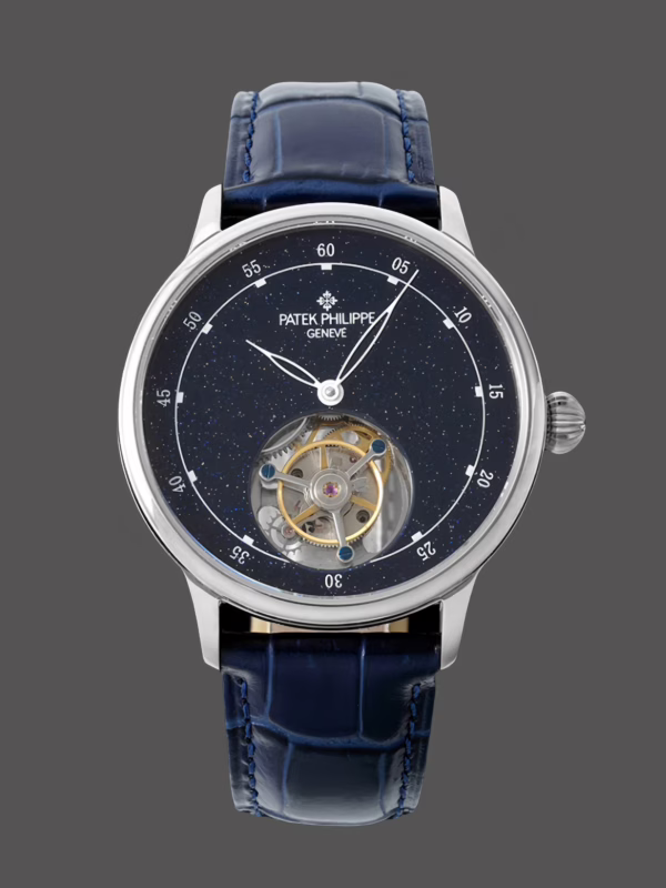 Patek Philippe Grand Complications Sky Moon Tourbillon White Gold 6102P 001 Watch 41MM