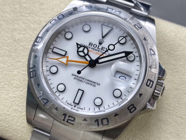 Rolex Explorer II m226570 0001 Stainless Steel White Dial 42MM Mens Replica Watch - 图片 4