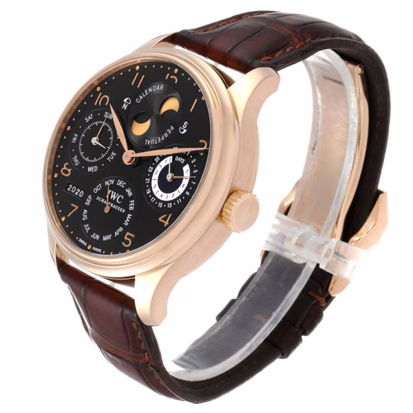 IWC Portuguese Perpetual Calendar Moonphase Rose Gold Mens Watch IW502103 - 图片 4