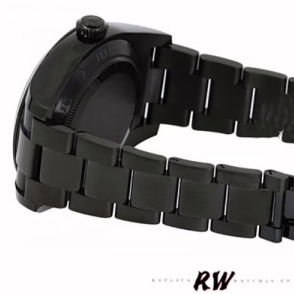 Rolex Milgauss 116400GV Green Crystal Stainless Steel/PVD Black Dial 40MM Mens Replica Watch - 图片 8