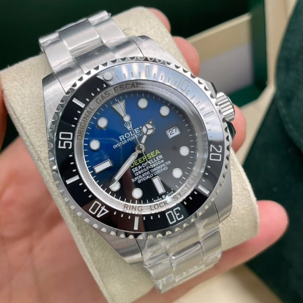 Rolex Sea-Dweller Deepsea 136660 0005 Stainless Steel Black Blue Dial 44MM Mens Replica Watch - 图片 13