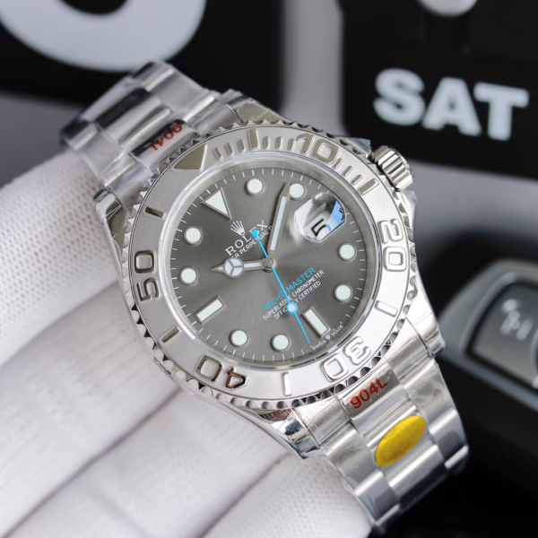 Rolex Yacht-Master 116622 Stainless Steel Grey Dial 40mm Mens Replica Watch - 图片 3