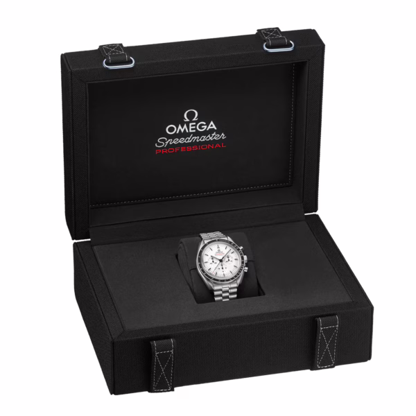OMEGA Speedmaster Moonwatch 42mm White Dial Men's Bracelet Watch - 图片 2