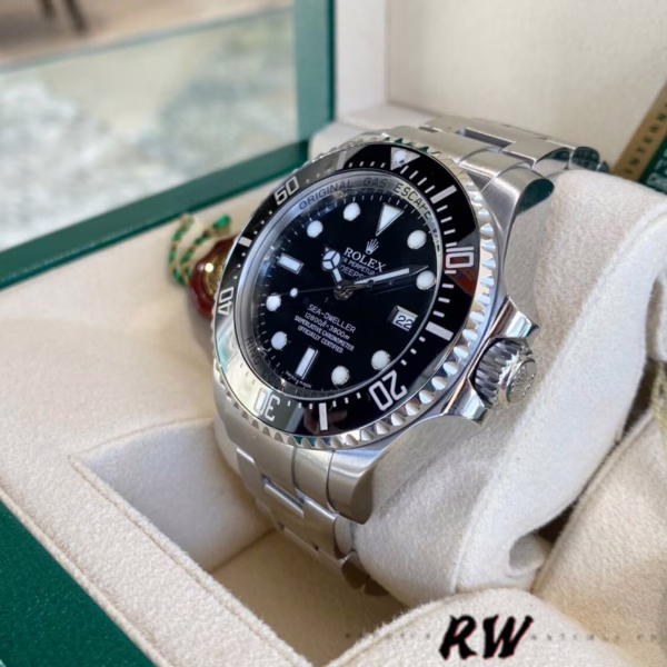 Rolex Sea-Dweller Deepsea 116660 Stainless Steel Black Dial 44MM Mens Replica Watch - 图片 3