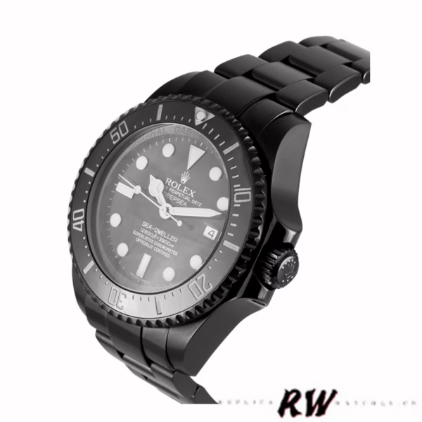 Rolex Sea-Dweller Deepsea 116660 PVD/DLC Coated Stainless Steel Black Dial 44MM Mens Replica Watch - 图片 7