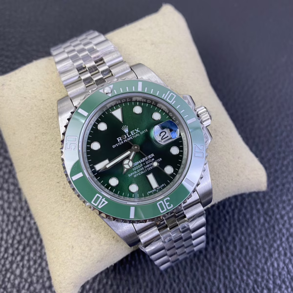 Rolex Submariner 116610LV Jubilee Bracelet 40mm Green Dial Men's Diver - 图片 6