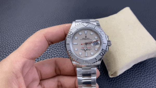 Rolex Yacht-Master 116622 Stainless Steel platinum Dial 40mm Mens Replica Watch - 图片 3