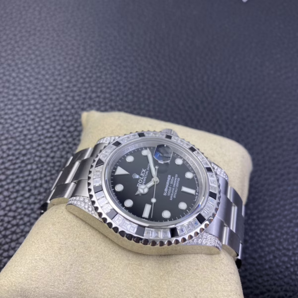 Rolex Submariner 116610 Black Dial Diamond Case 40MM Men's Watch - 图片 10