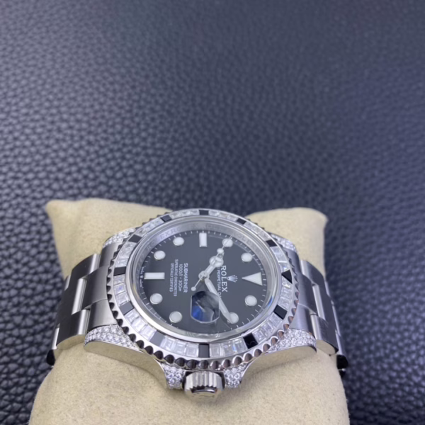 Rolex Submariner 116610 Black Dial Diamond Case 40MM Men's Watch - 图片 11