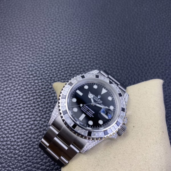 Rolex Submariner 116610 Black Dial Diamond Case 40MM Men's Watch - 图片 7