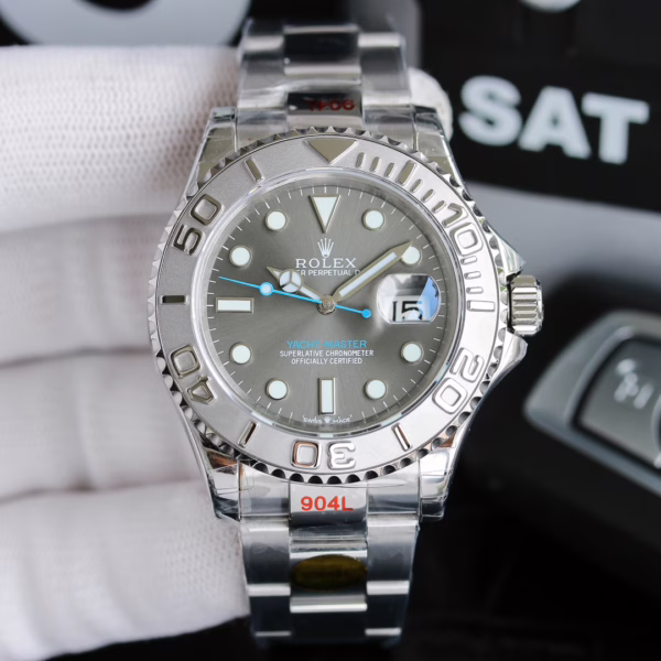 Rolex Yacht-Master 116622 Stainless Steel Grey Dial 40mm Mens Replica Watch - 图片 4