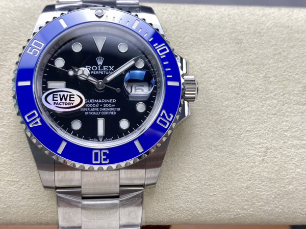 Rolex Submariner 126619LB 0003 Blue Ceramic Bezel Black Dial 41mm Mens Replica Watch - 图片 3
