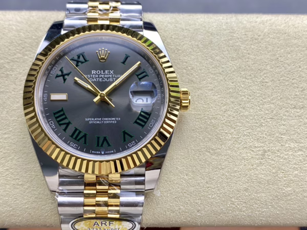Rolex Datejust Two-Tone Steel Yellow Gold Fluted Bezel m126233 0035 36mm Unisex Replica Watch - 图片 3