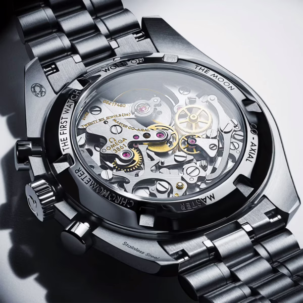 OMEGA Speedmaster Moonwatch 42mm White Dial Men's Bracelet Watch - 图片 7