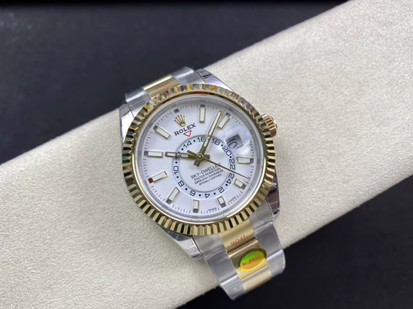 Rolex Sky Dweller 42mm White Dial Stick Markers m336933 0005 Men's Watch - 图片 8