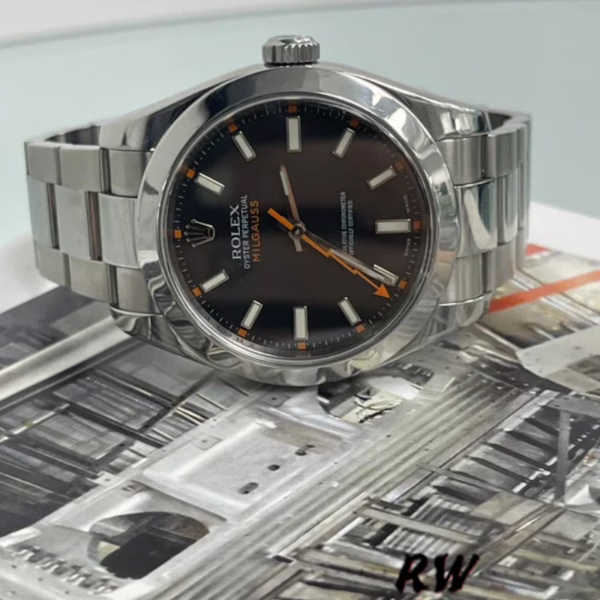 Rolex Milgauss 116400 Stainless Steel Black Dial 40mm Mens Replica Watch - 图片 4