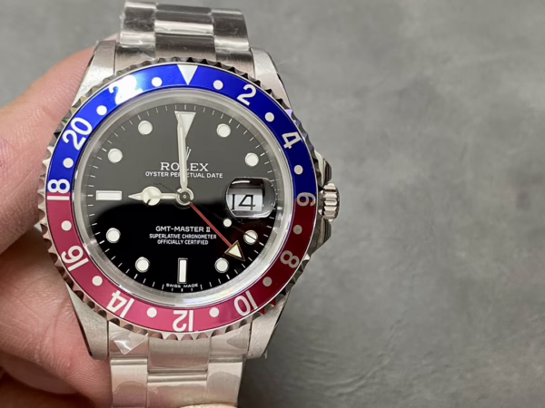 Rolex GMT-Master II 16710 Black Dial Blue Red Pepsi Bezel 40MM Mens Replica Watch - 图片 3
