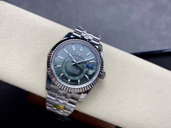 Rolex Sky Dweller 42 White Gold Fluted Bezel 336934 0002 Men's Watch - 图片 6