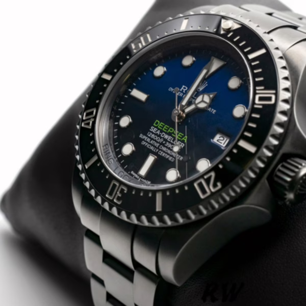 Rolex Sea-Dweller Deepsea 116660 PVD/DLC Coated Stainless Steel D-Blue Dial 44MM Mens Replica Watch - 图片 3