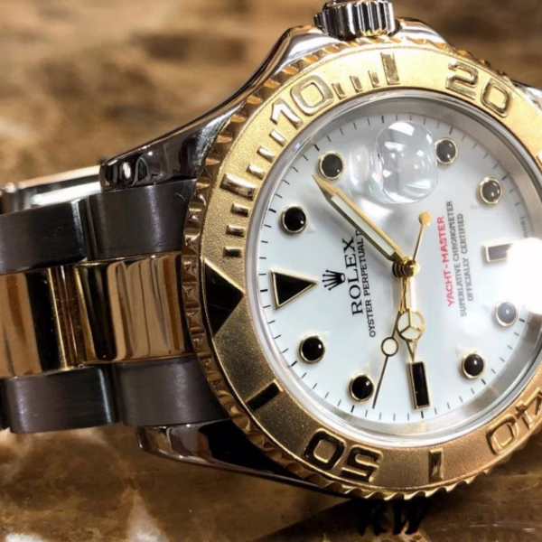 Rolex Yacht-Master 16623 Gold Bezel 40mm Mens replica Watch - 图片 5