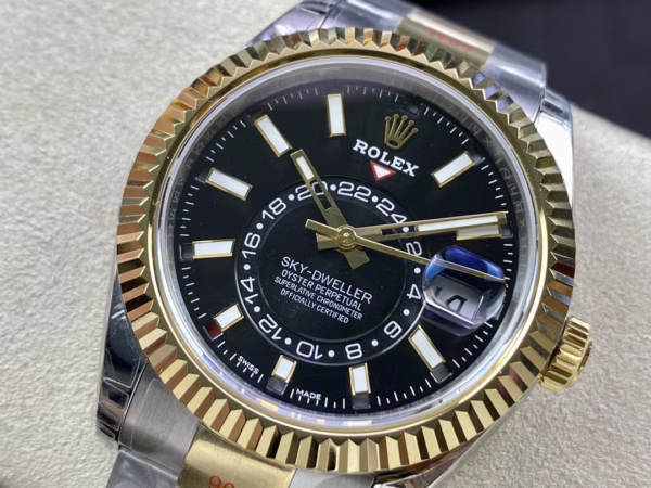 Rolex Sky Dweller 42 Yellow Rolesor Black Dial Oyster M336933 0003 Men's Watch - 图片 2