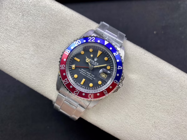 Rolex GMT-Master II 16710 Black Dial Blue Red Pepsi Bezel 40MM Mens Replica Watch - 图片 12