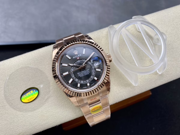 Swiss Rolex Sky Dweller 42 Slate Dial Rose Gold m336935 0004 Men's Replica Watch - 图片 9
